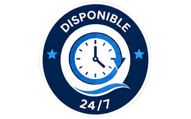 Disponible 24/7
